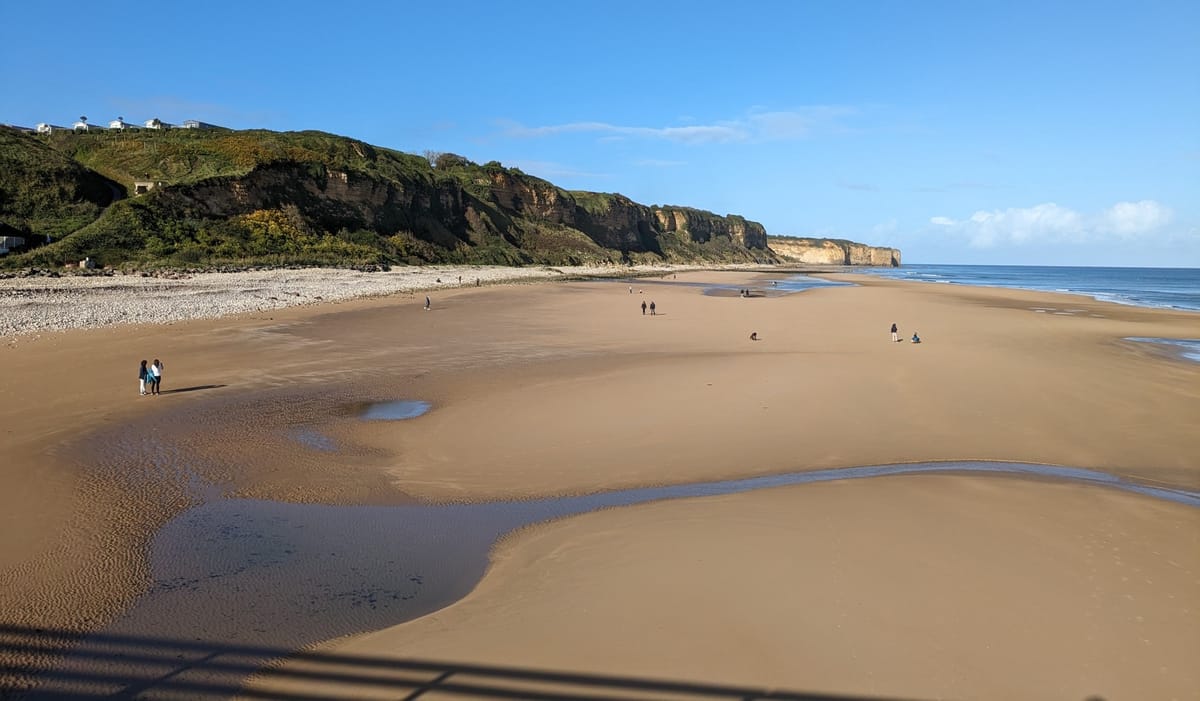Walking through history at Omaha Beach