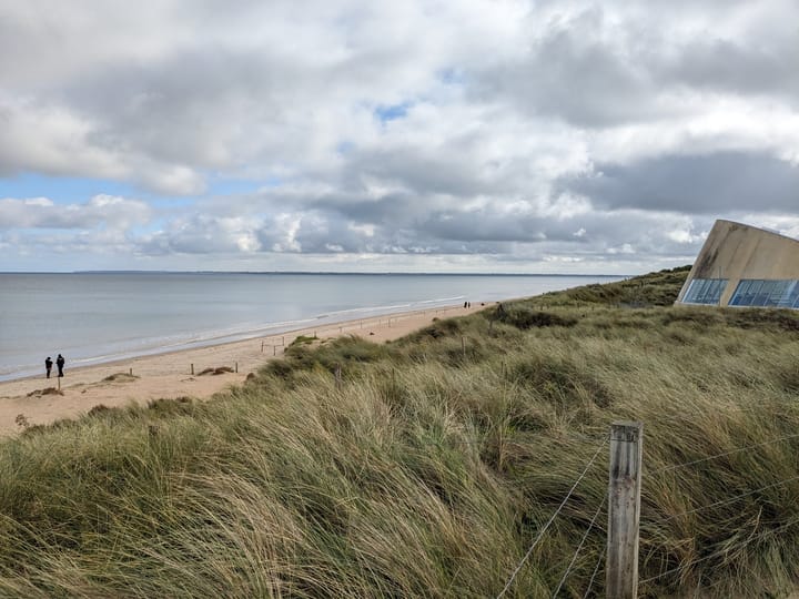 Utah Beach, a crucial landing point in World War II