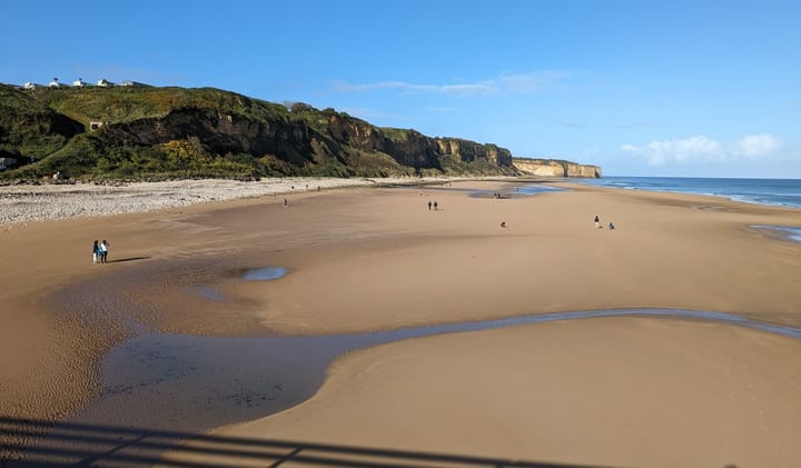 Walking through history at Omaha Beach