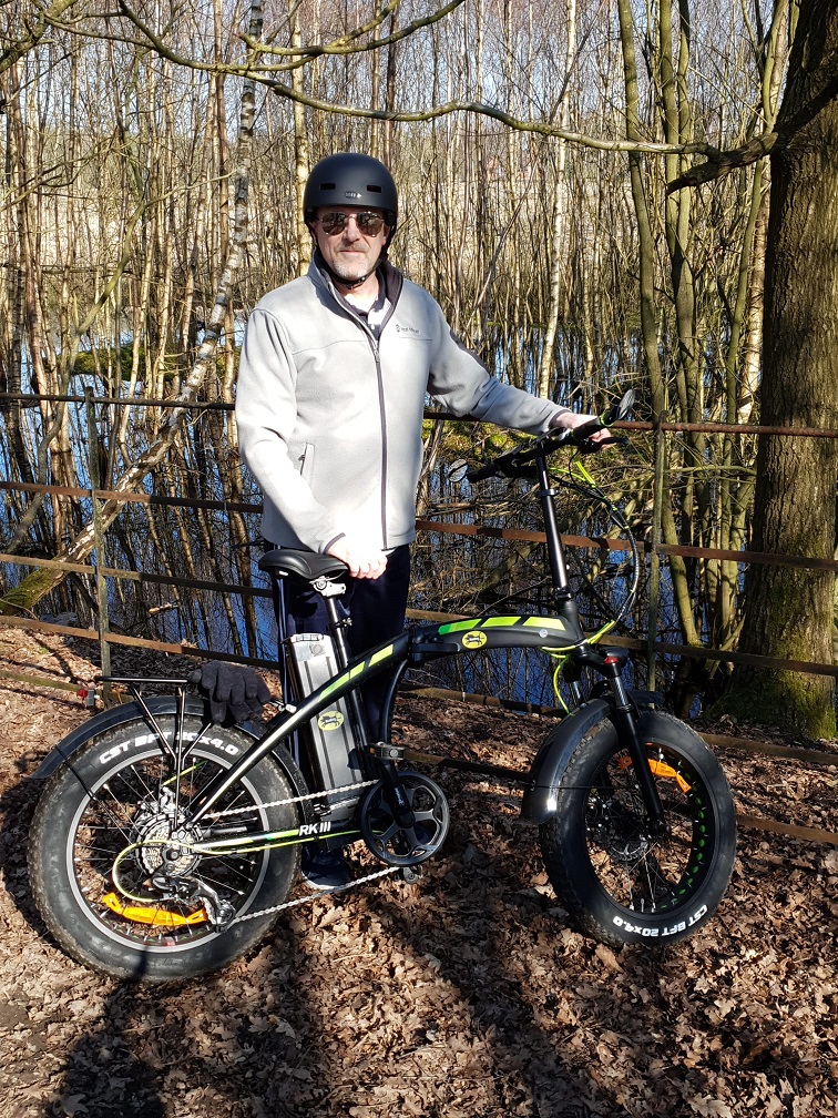 Ebike in the woods