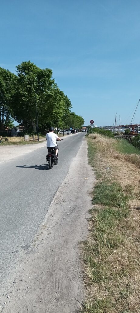 the route to Arcachon
