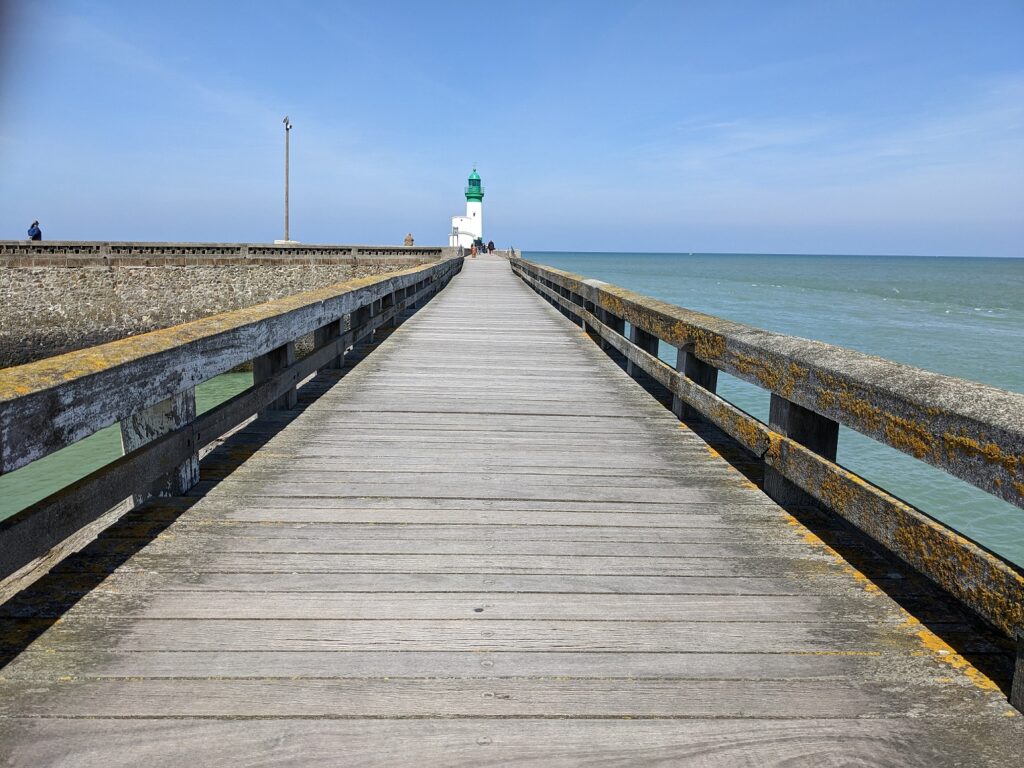 The lighthouse in Le Treport