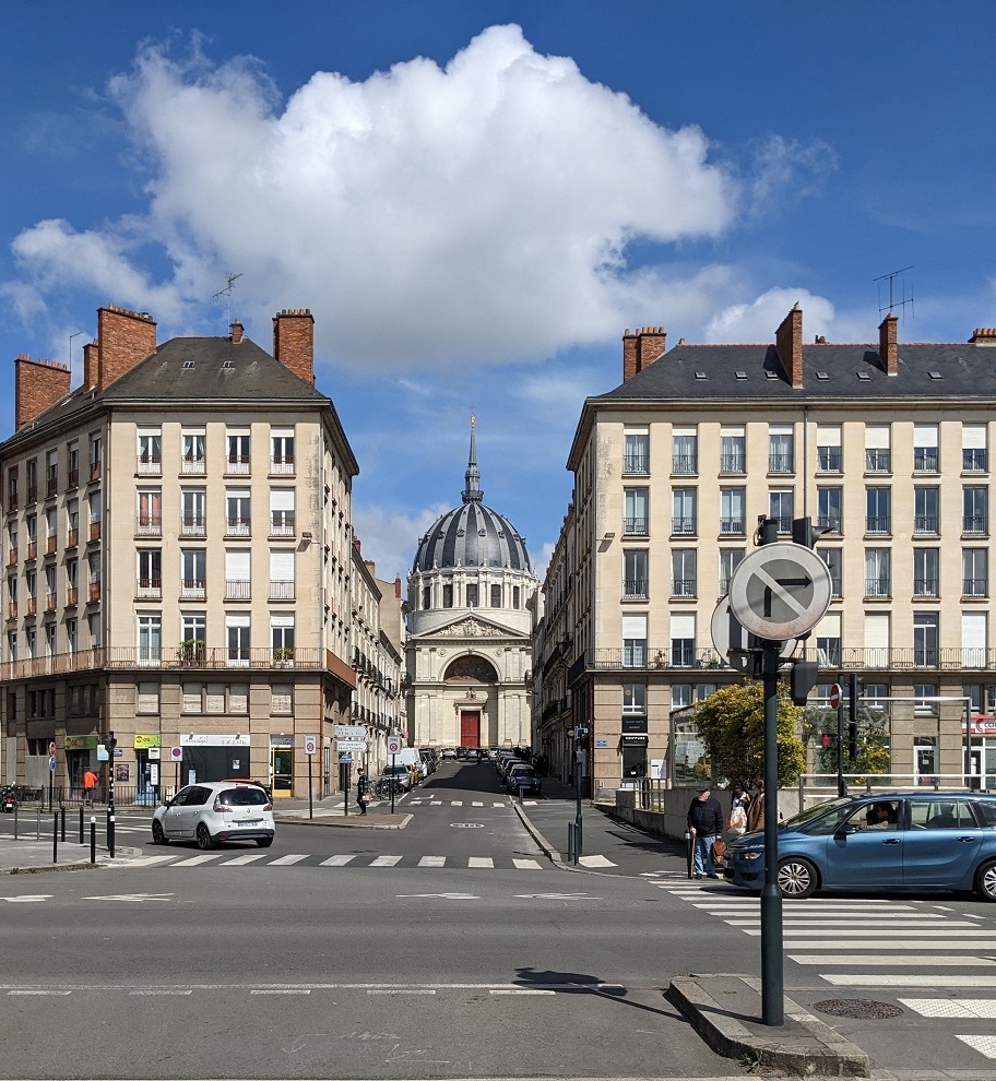 Nantes city view