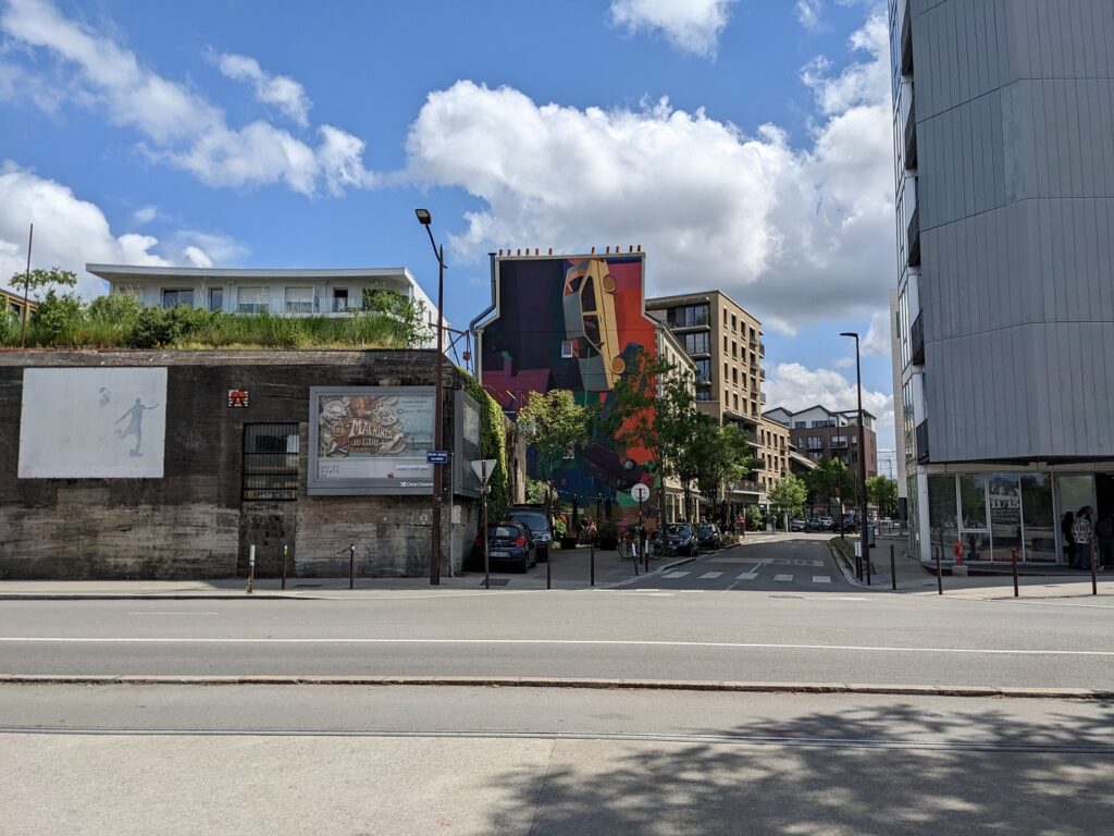 Nantes city view
