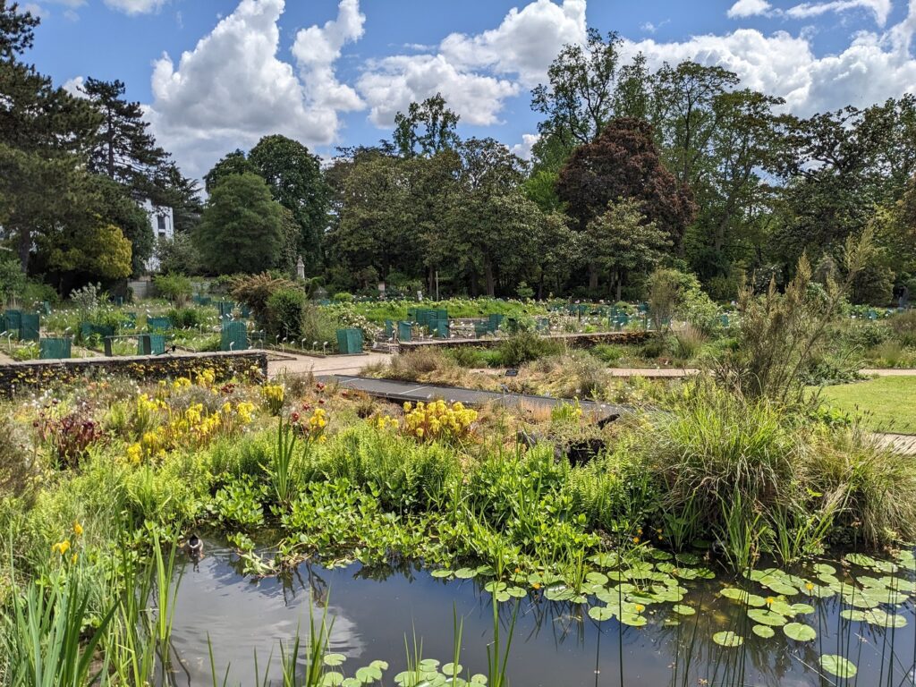 Nantes gardens view