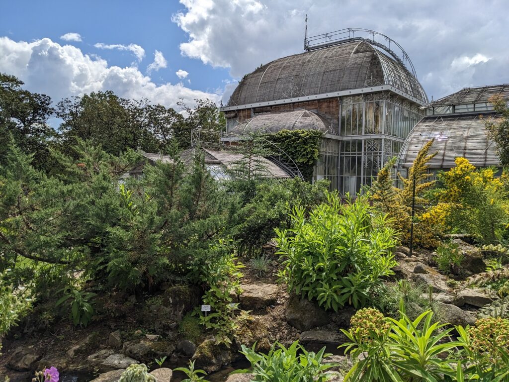 Nantes gardens view