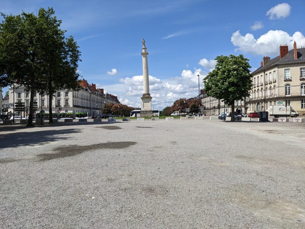Nantes city view