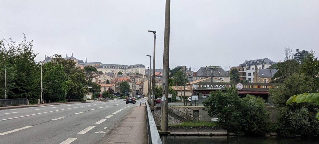 Crossing the river Clain