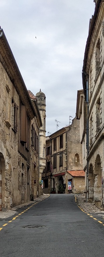 Old town streets of Bergerac