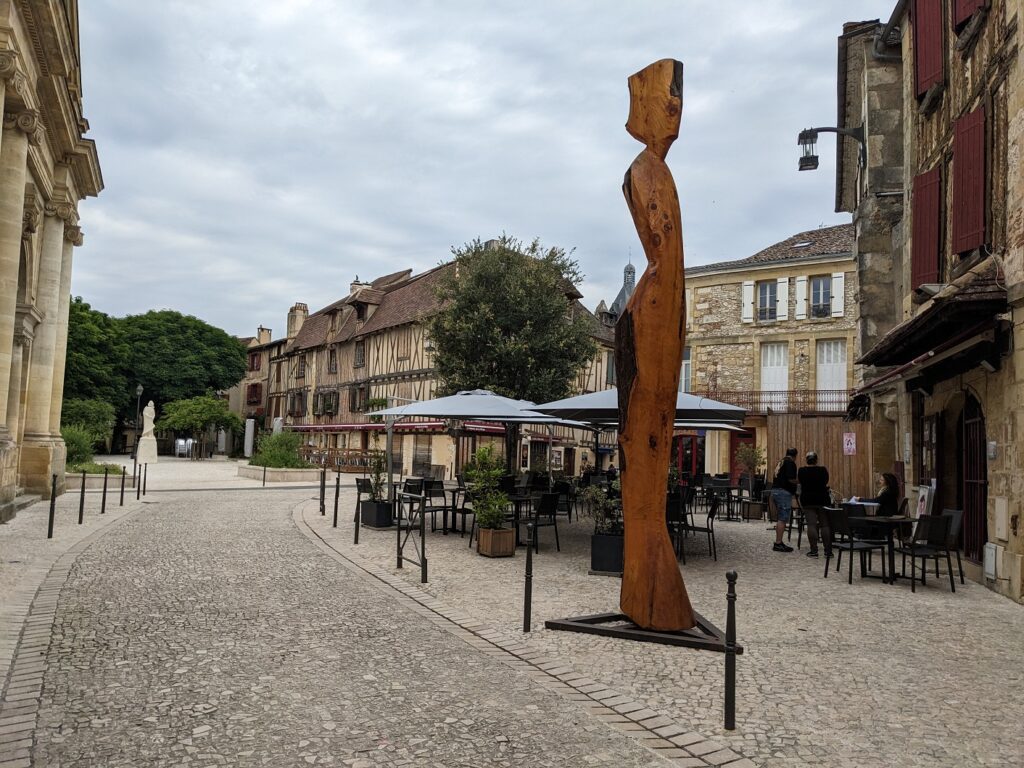 Old town streets of Bergerac