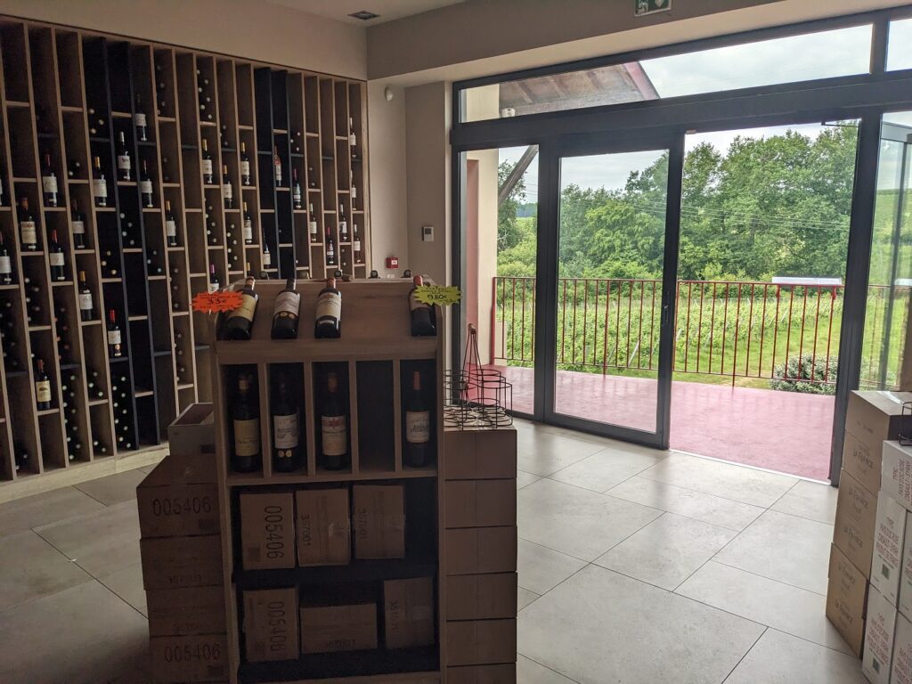 Tasing at Chateau de Seguin