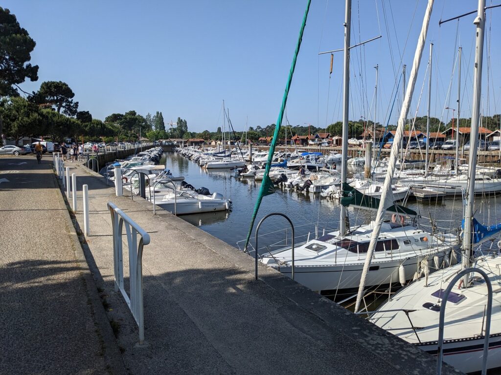 the route to Arcachon