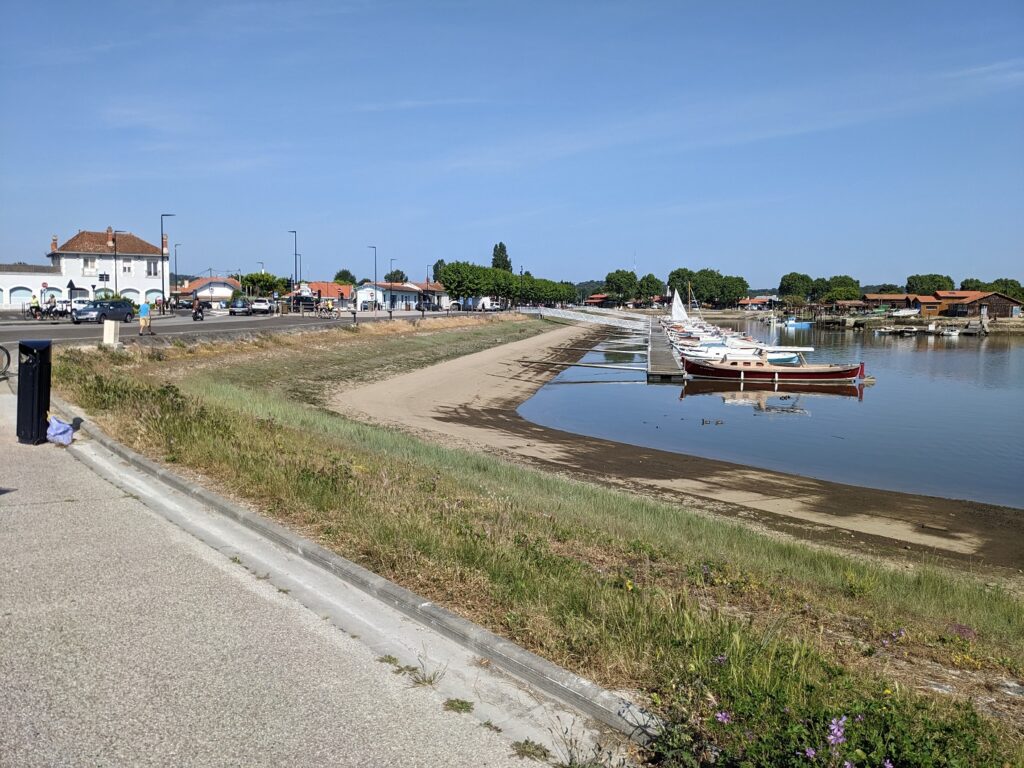 the route to Arcachon
