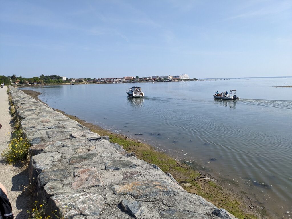 the route to Arcachon