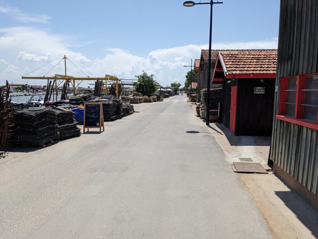 the route to Gujan-Mestras