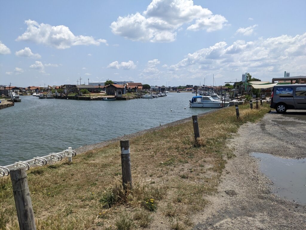 the route to Gujan-Mestras