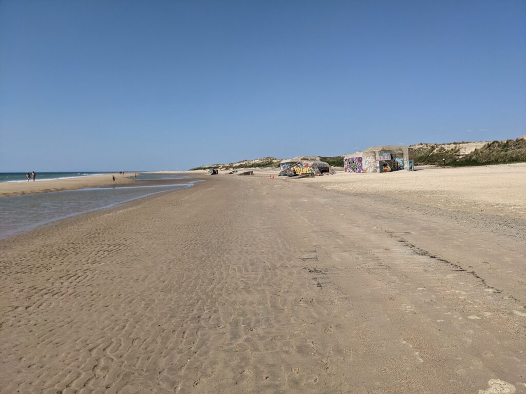 Nazi gun emplacement Montalivet beach