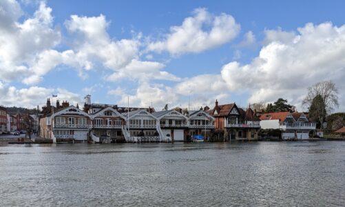 Cycling by the Thames