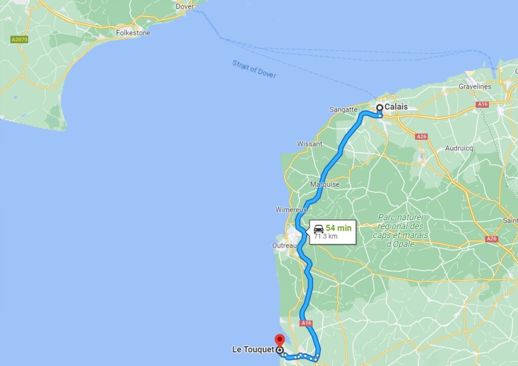 Calais to La Touquet