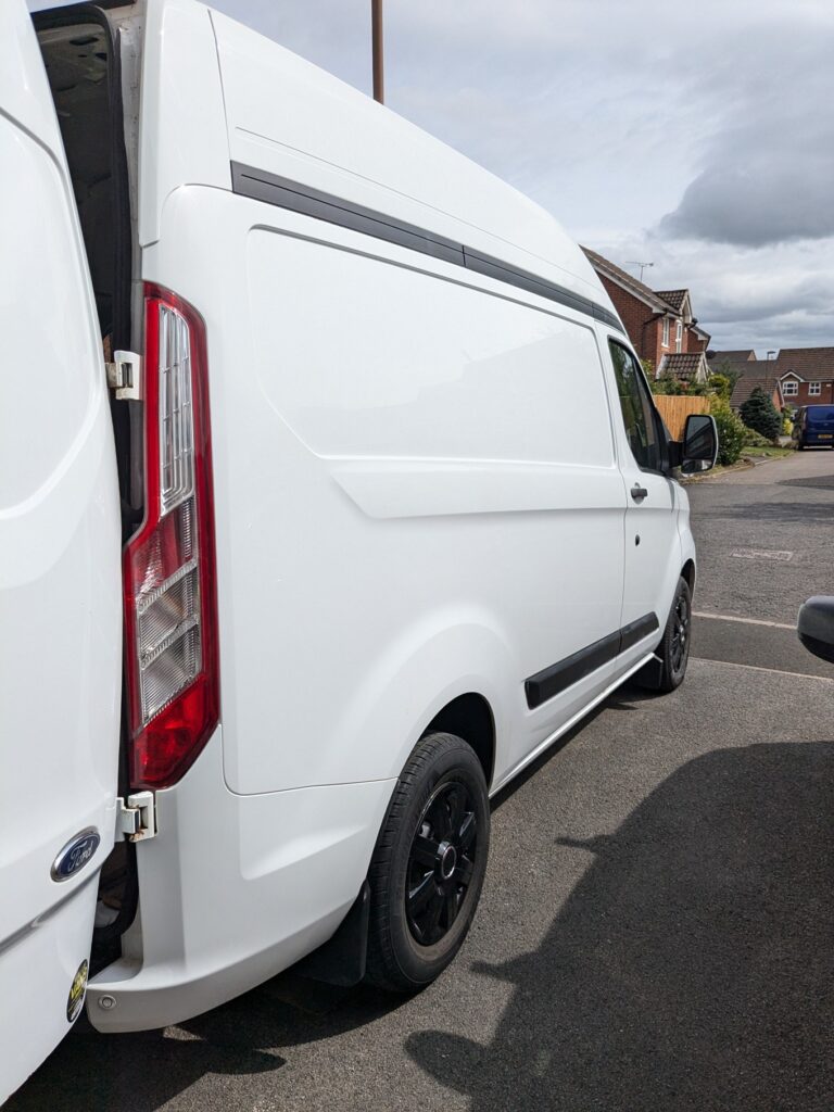 Transit Custom Rear Side